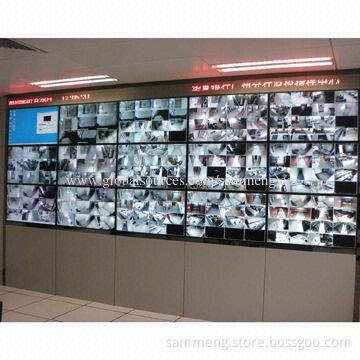 46-inch Ultra Narrow Bezels DID LCD Video Wall System Displays for Security, 5.3mm, 700 Brightness